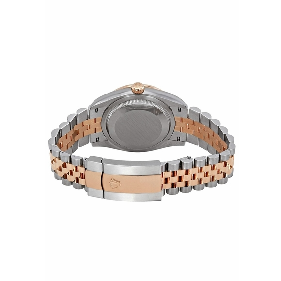 Rolex Datejust Dark Rhodium Dial Fluted Bezel 36mm 126231