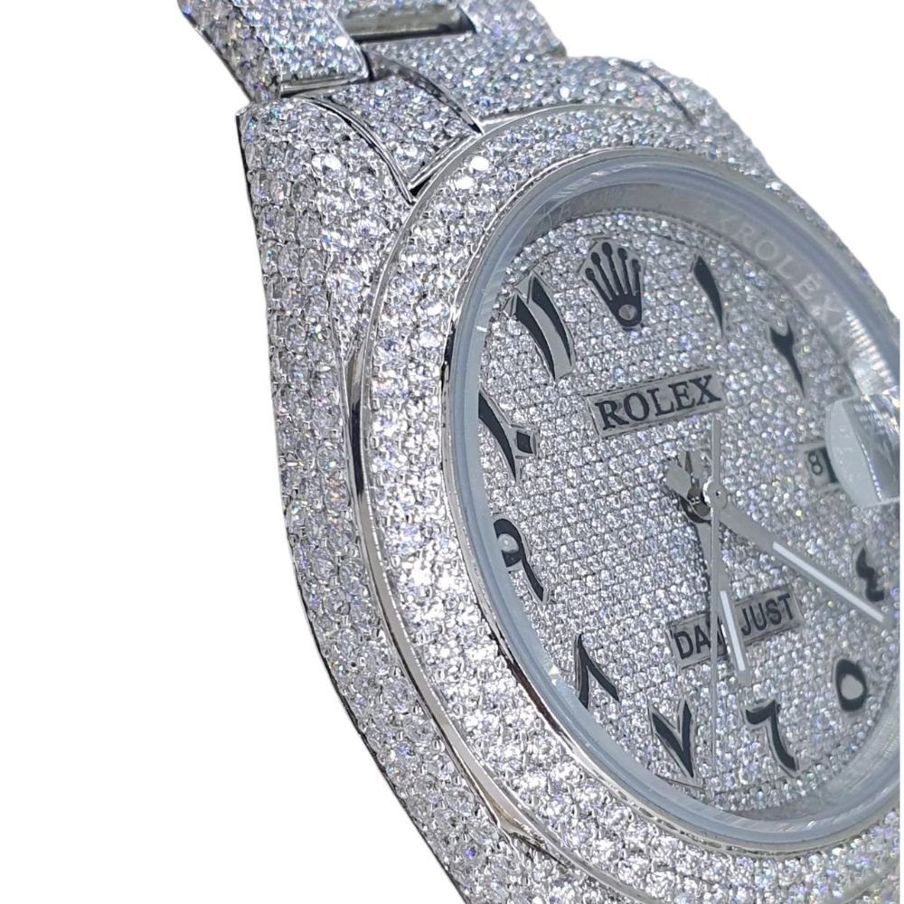 Diamond Iced Out Rolex Datejust 41